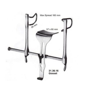 Retractor Self Retaining Gosset 58Mm Max Spread 160Mm