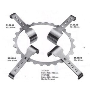 Retractor Self Retaining Denis Browne Adult Set with 1 Ring & 4 Blades